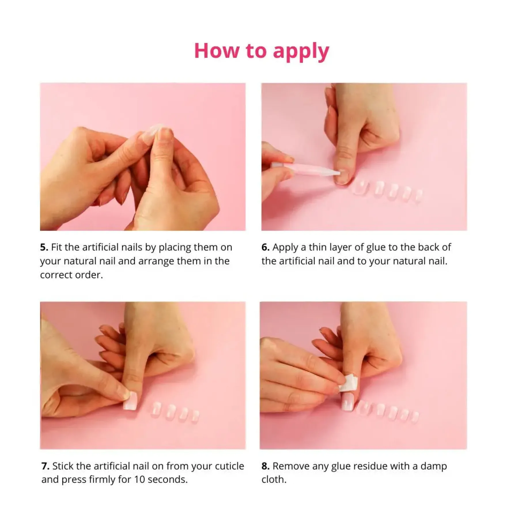 24 pcs Press On Nails Dripping Gold