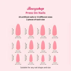 24 pcs Press On Nails Dripping Gold