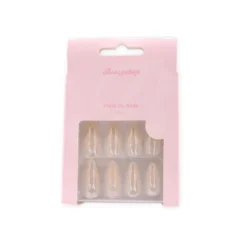 24 pcs Press On Nails Glazed Donut