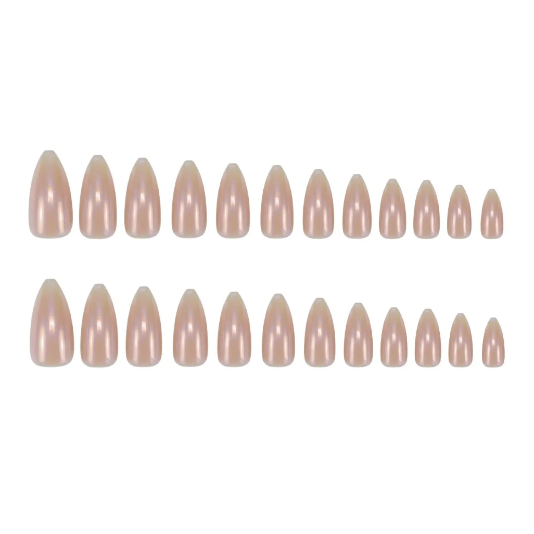 24 pcs Press On Nails Glazed Donut
