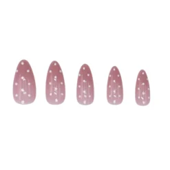 24 pcs Press On Nails Polka Dots