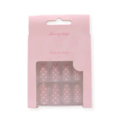24 pcs Press On Nails Polka Dots