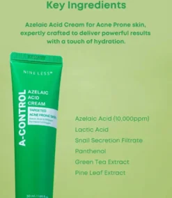 A-Control 10% Azelaic Acid Cream 15 ml.