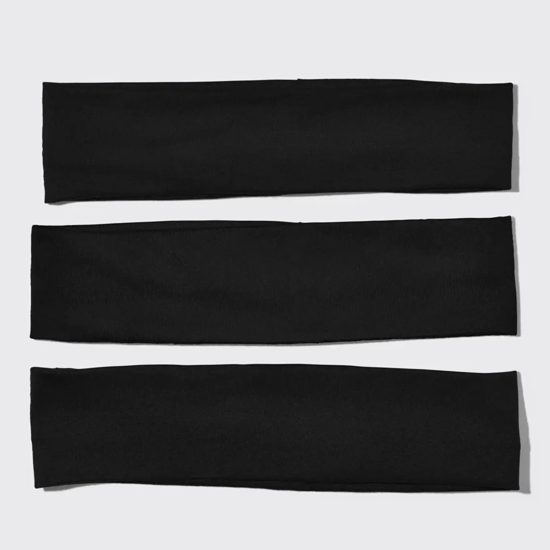 Active Headbands 3pc Set Black