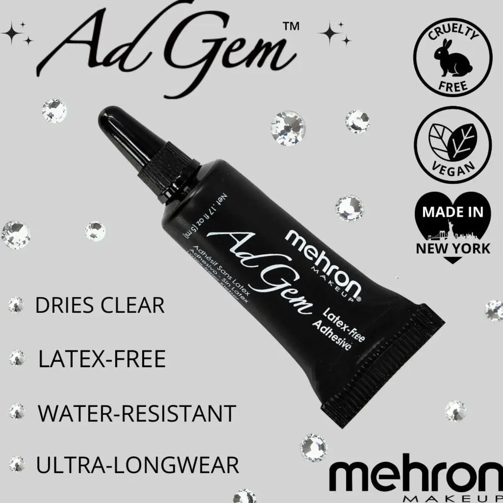 AdGem Latex Free Adhesive 5 ml.