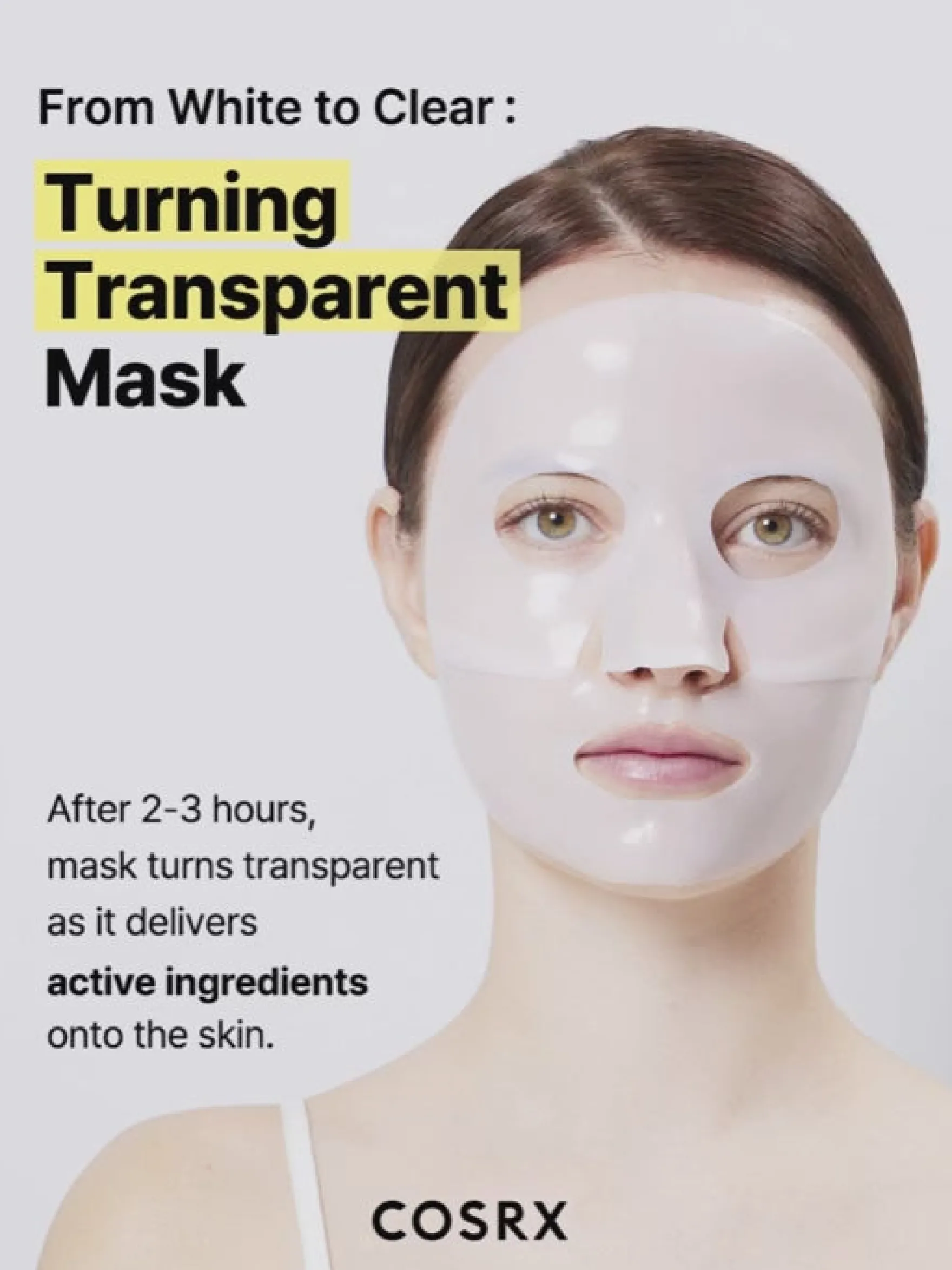 Advanced Snail Mucin Glass Glow Hydrogel Mask 1 pc