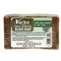 100% African Black Soap Tea Tree