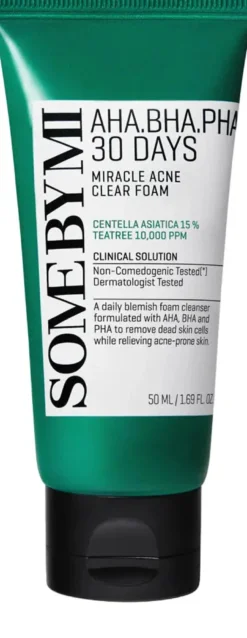 AHA BHA PHA 30 Days Miracle Acne Clear Foam 50 ml.