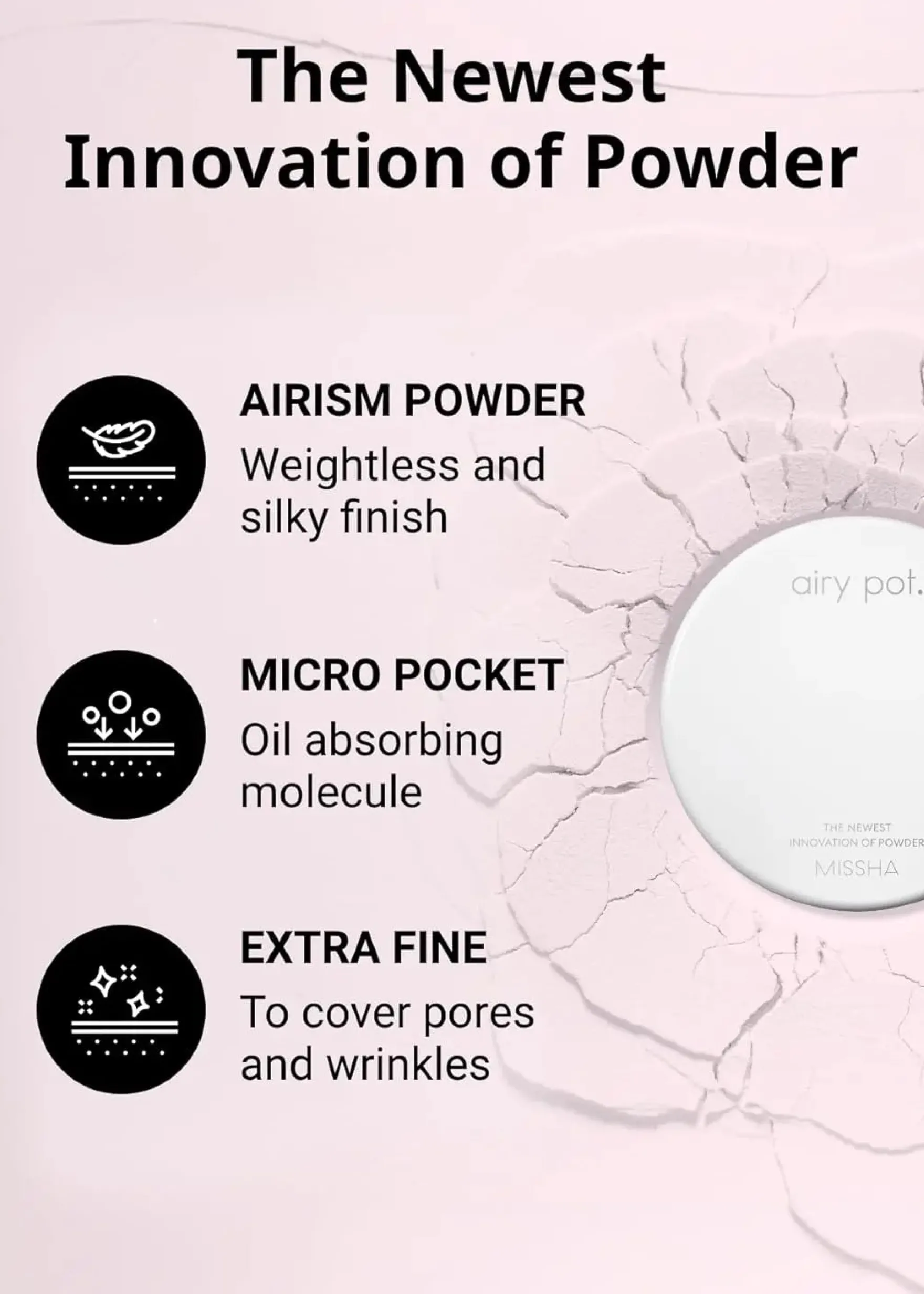 Airy Pot Pressed Powder Pink
