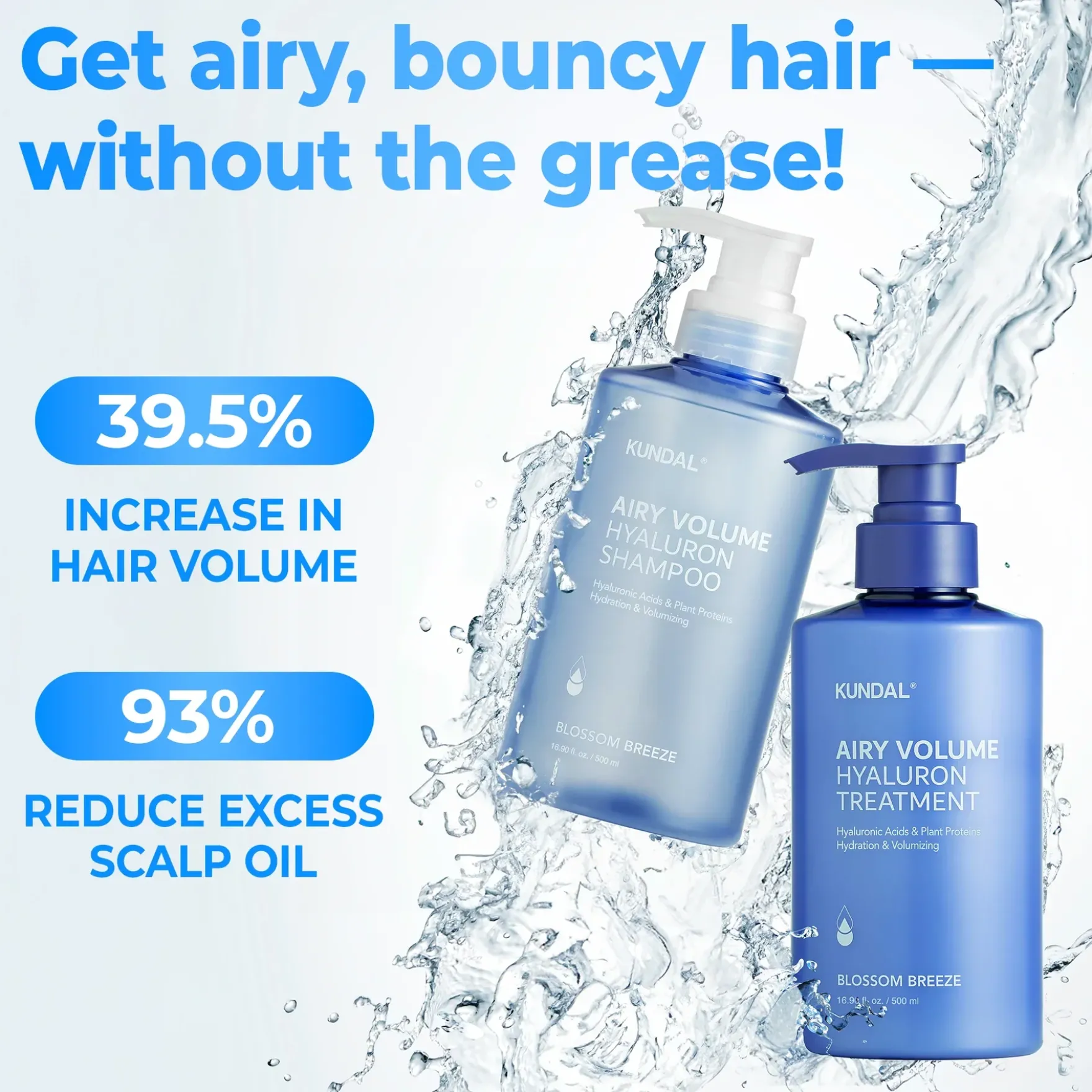 Airy Volume Hyaluron Shampoo Blossom Breeze