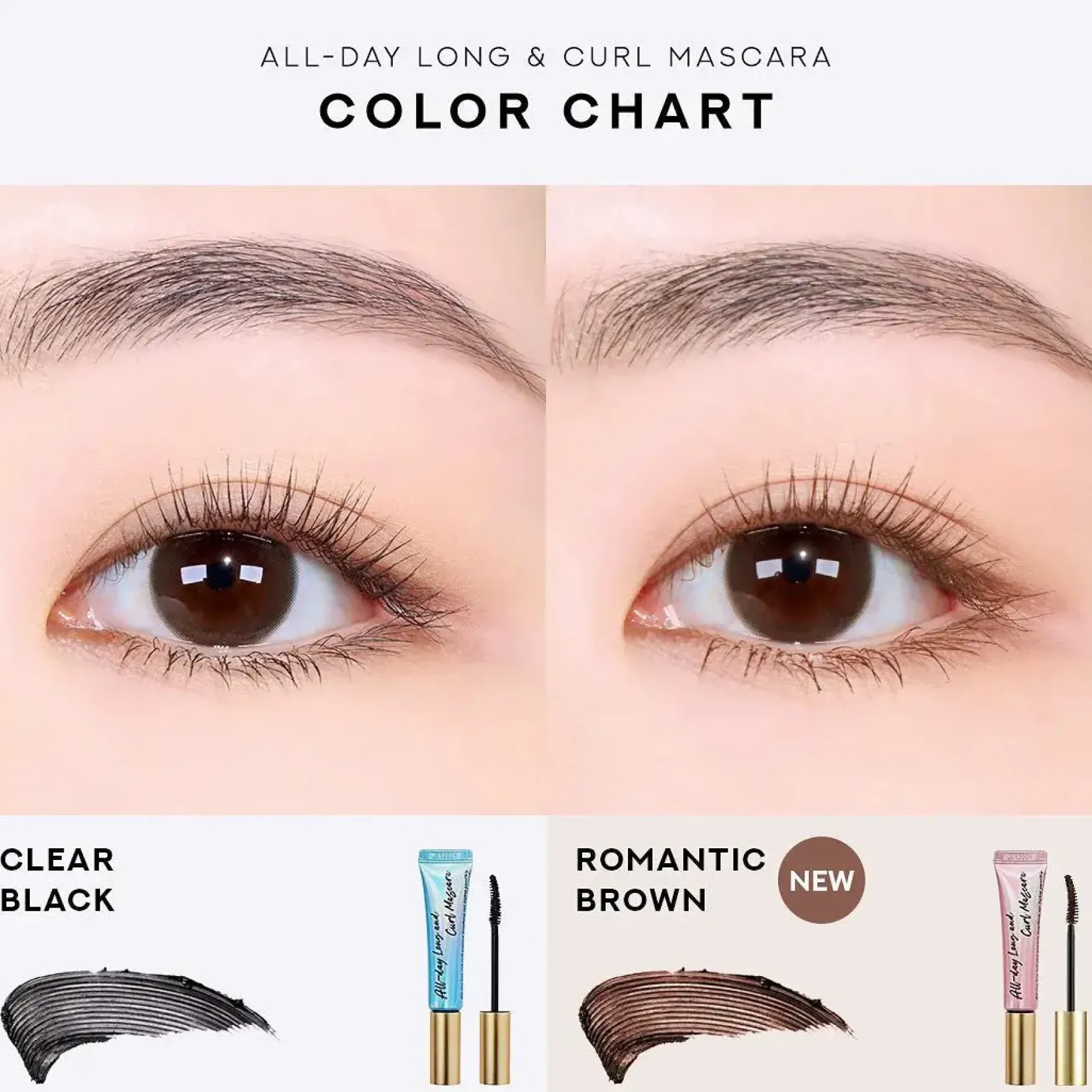 All-Day Long And Curl Mascara 02 Brown