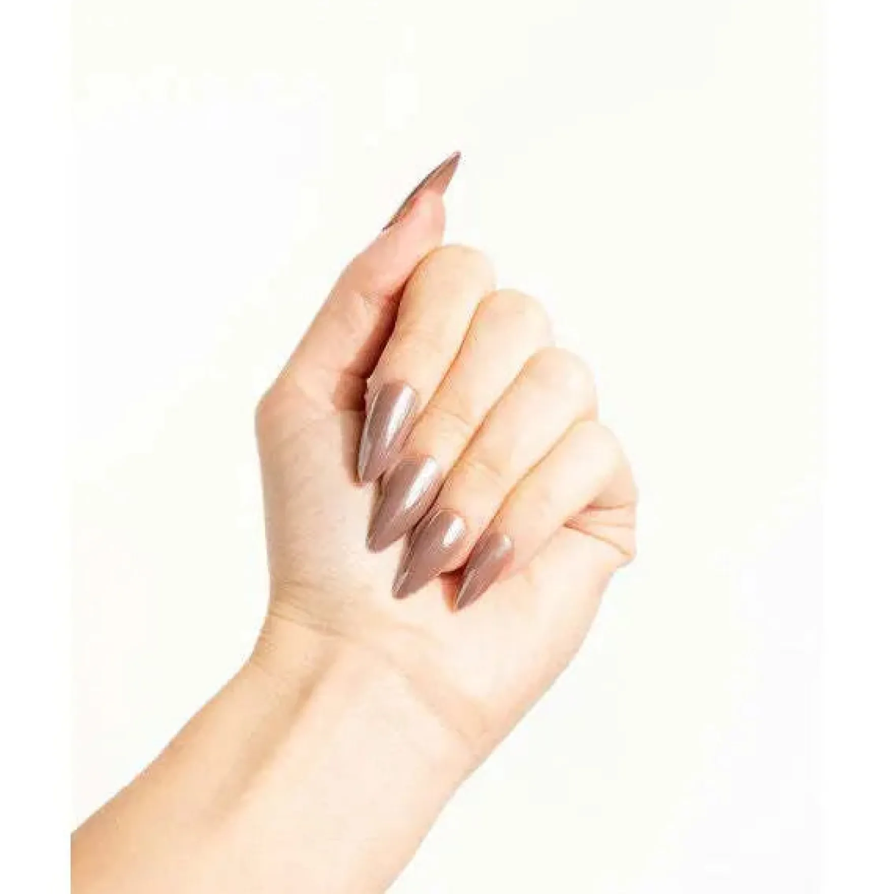 Almond Chocolate Glaze Nails