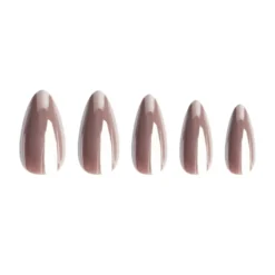 Almond Chocolate Glaze Nails
