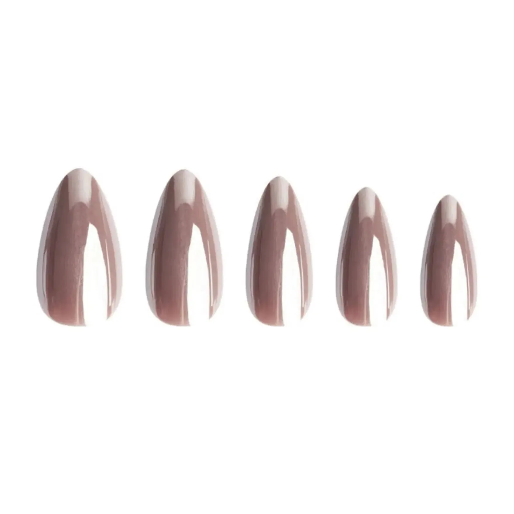 Almond Chocolate Glaze Nails
