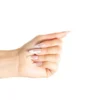 Almond Pink French Glaze Nails