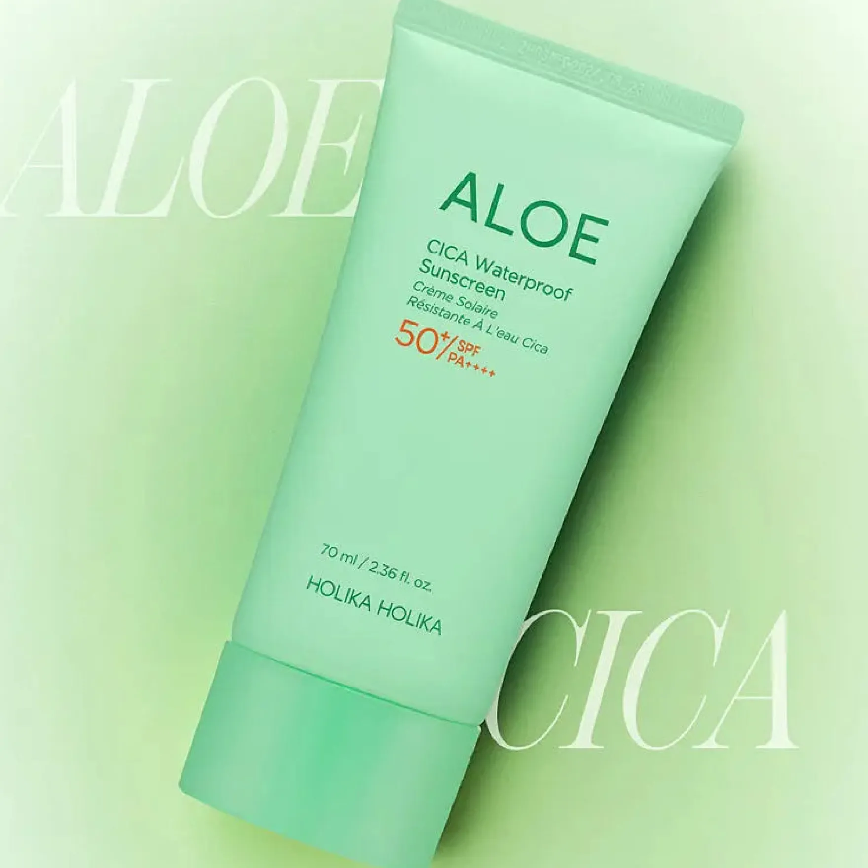 Aloe Cica Waterproof Sunscreen SPF50+