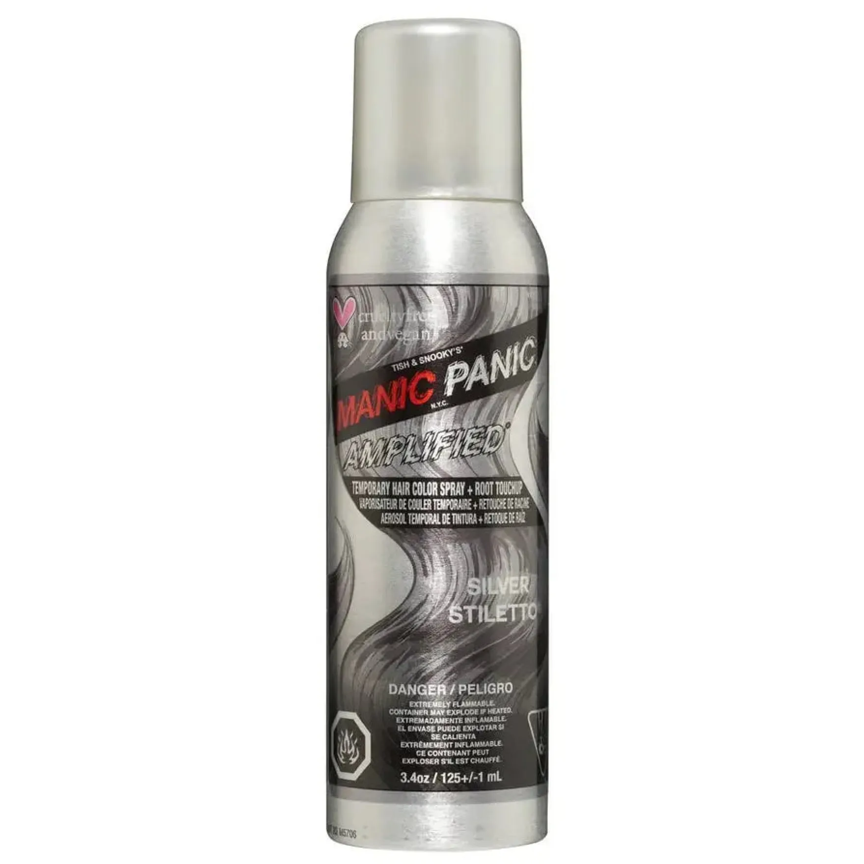 Amplified Spray Silver Stiletto