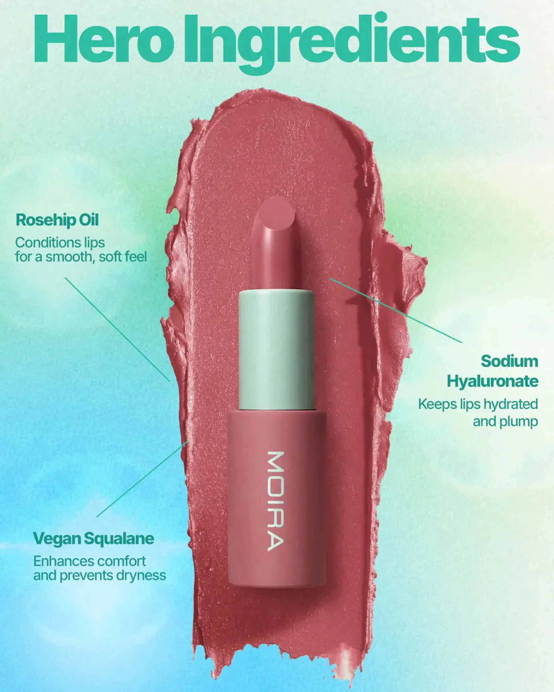 Angel Satin Lipstick 002 Halo Glow