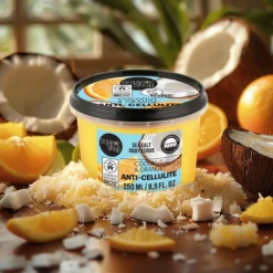 Anti-Cellulite Sea Salt Body Scrub Coconut & Orange