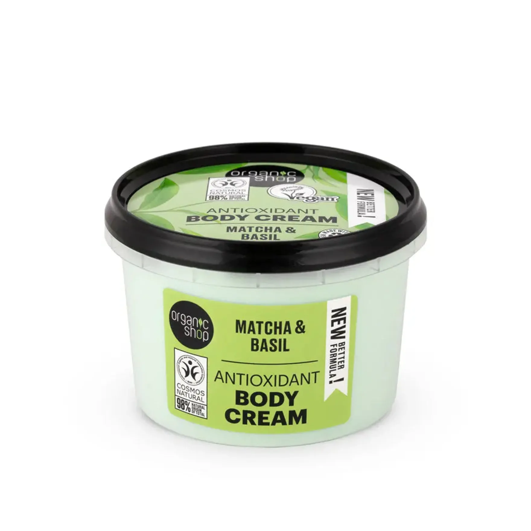 Antioxidant Body Cream Matcha And Basil