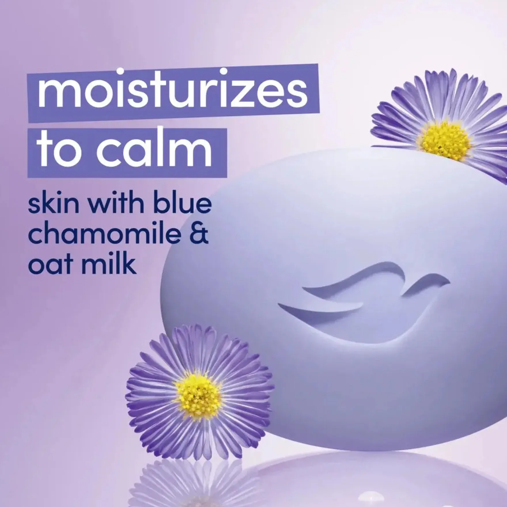 Anti‑Stress Beauty Bar Blue Chamomile & Oat Milk 3-Pack