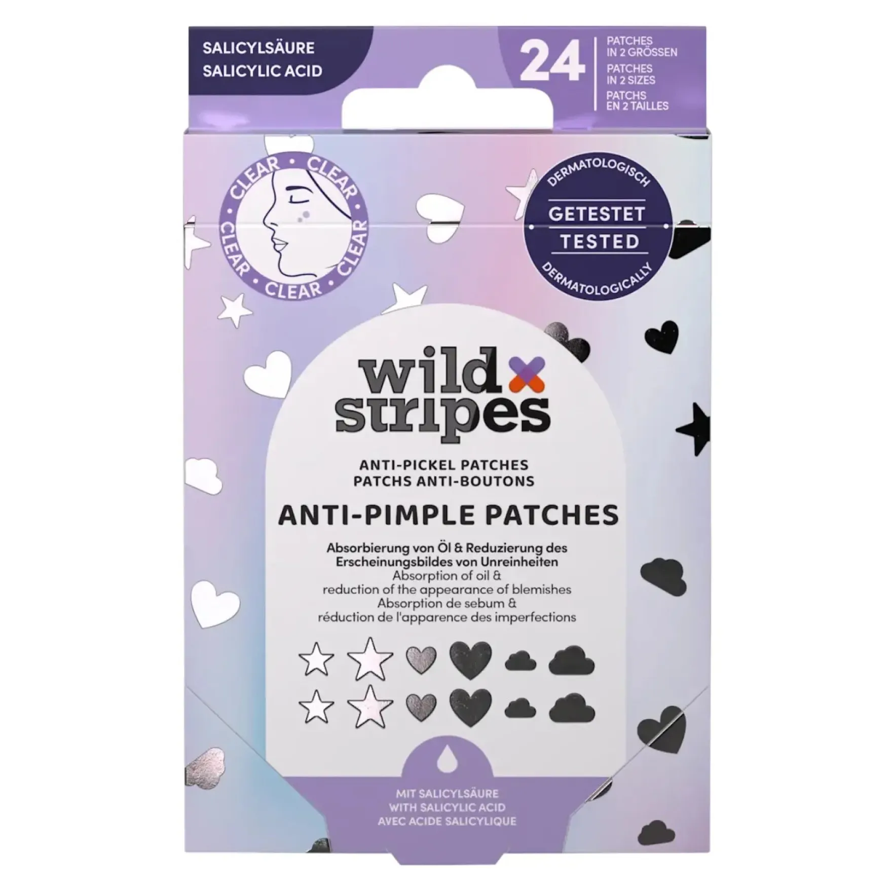 Ant-Pimple Patches Holo Clear
