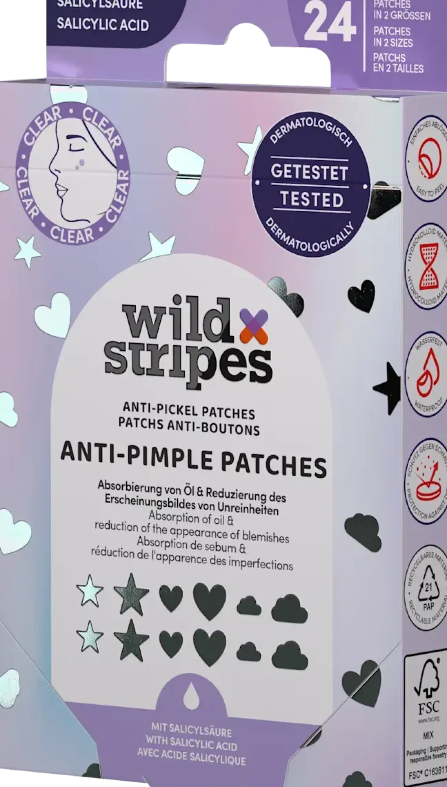 Ant-Pimple Patches Holo Clear