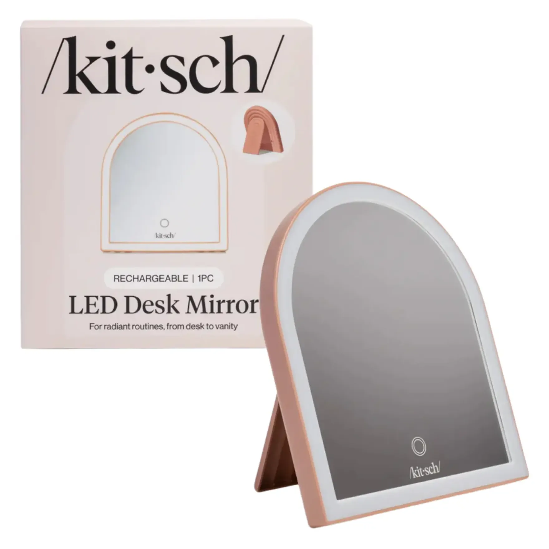 Arch Desk Mirror Terracotta