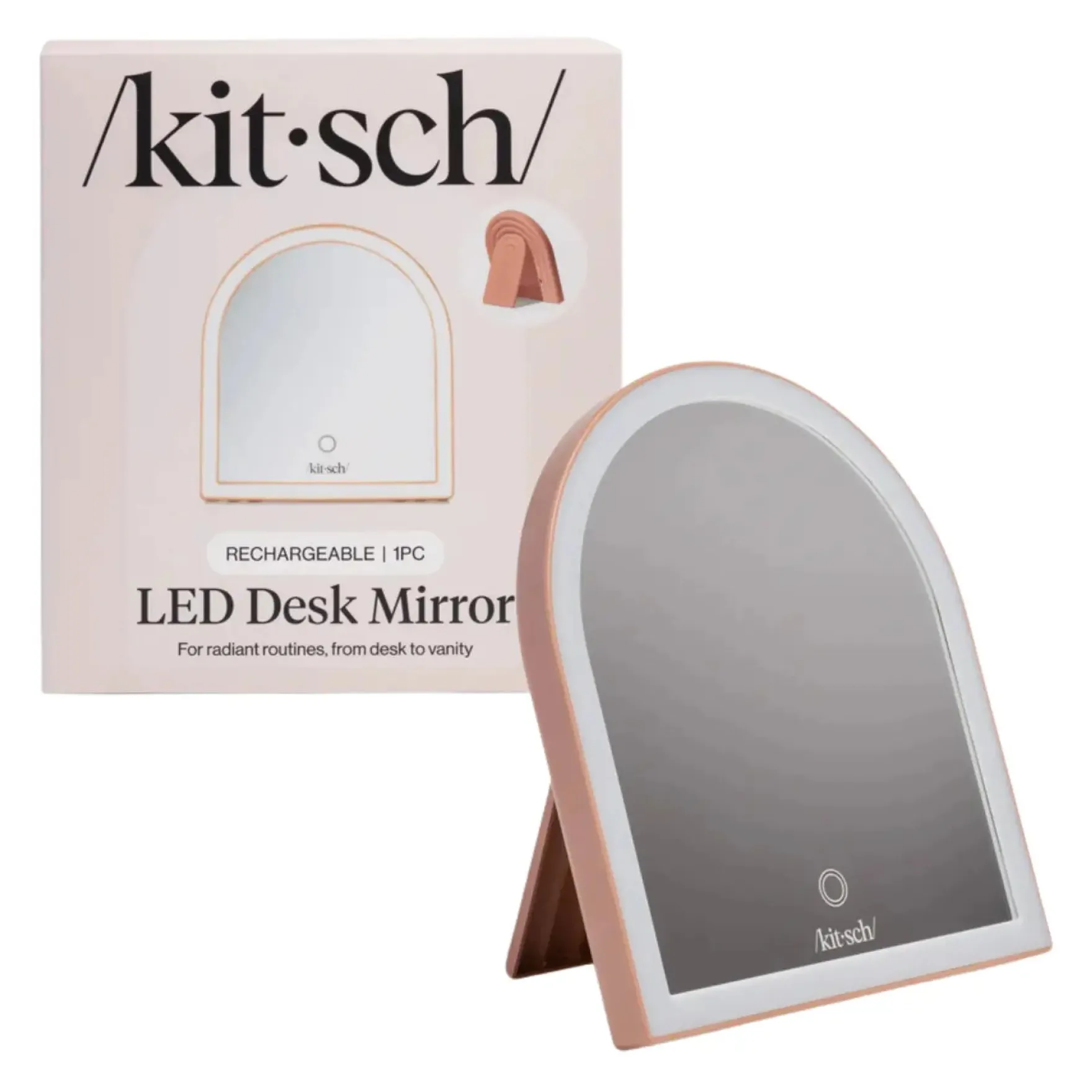 Arch Desk Mirror Terracotta
