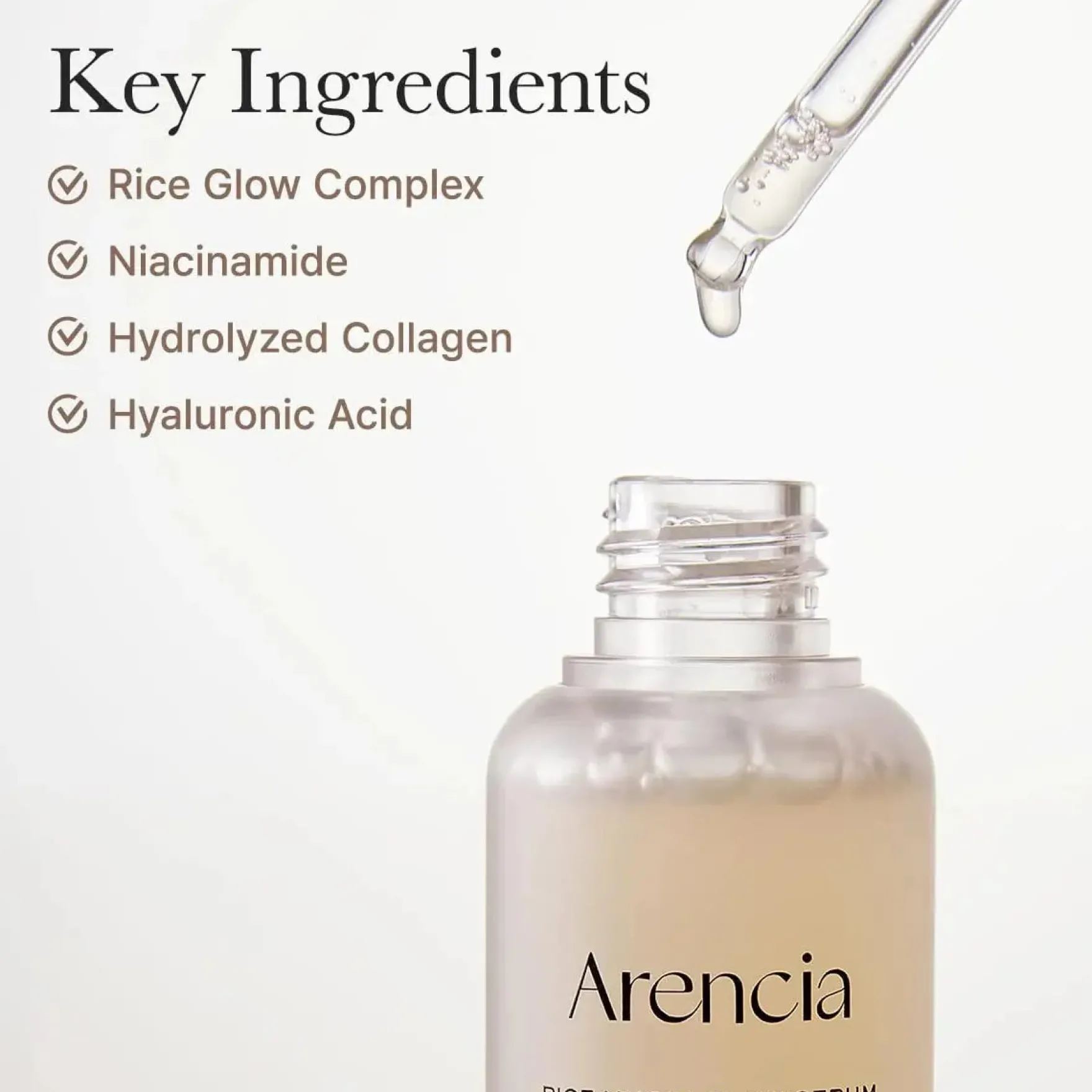 Arencia Rice Mucin Glow Serum