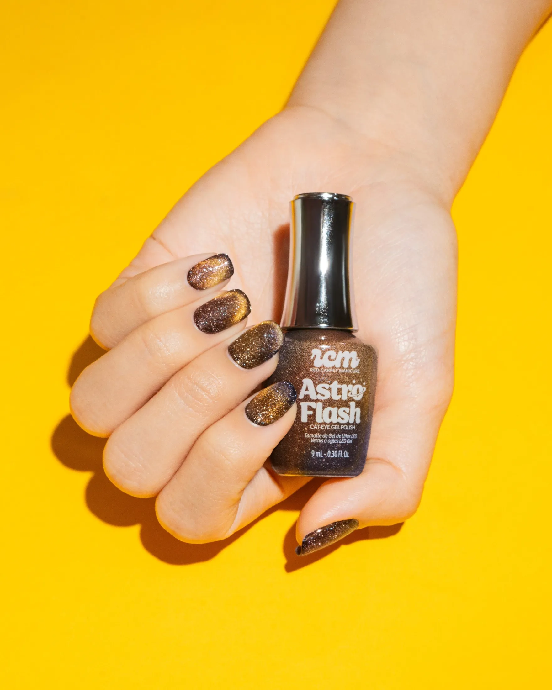 Astro Flash Cat-Eye Gel Polish Galactic Cowgirl