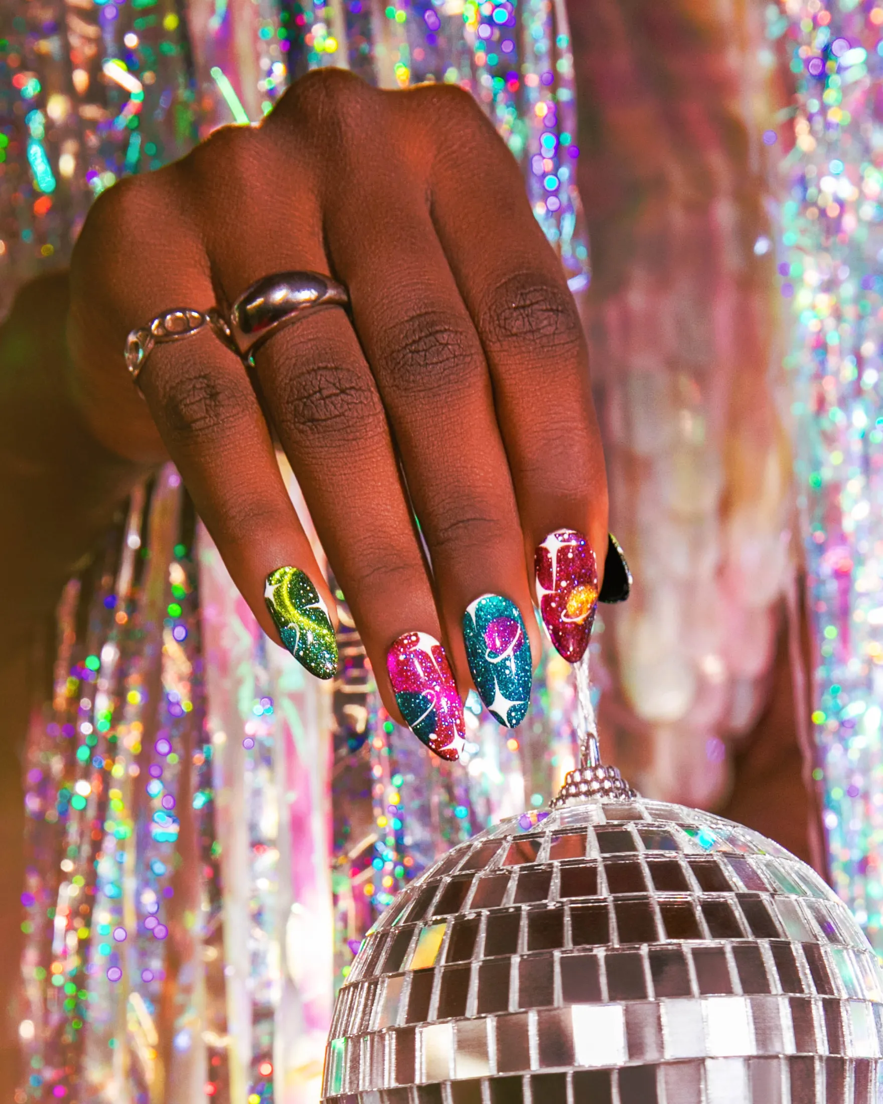 Astro Flash Cat-Eye Gel Polish Galactic Cowgirl