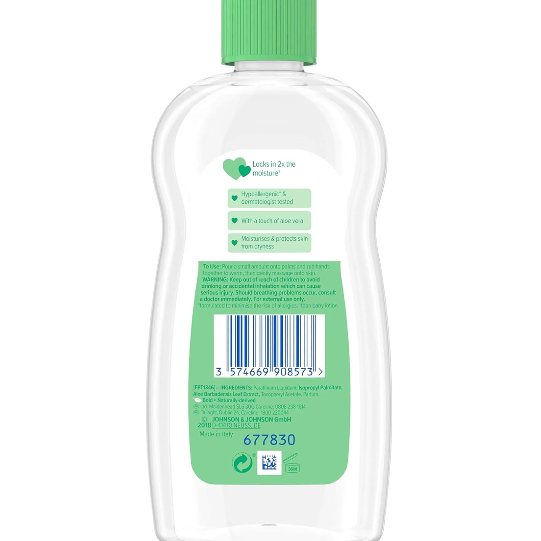Baby Oil Aloe Vera 300 ml.