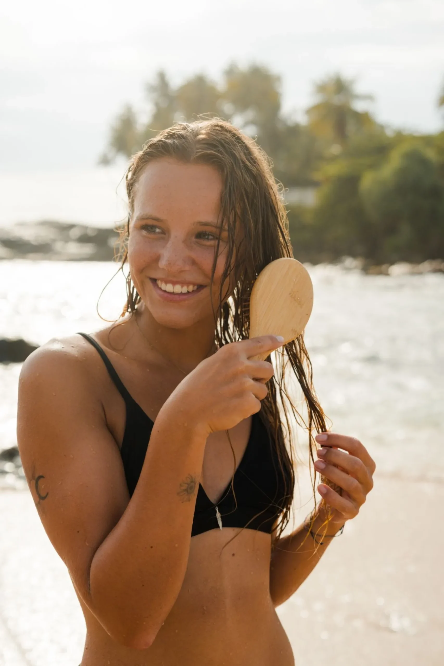 Bamboo Oval Hairbrush