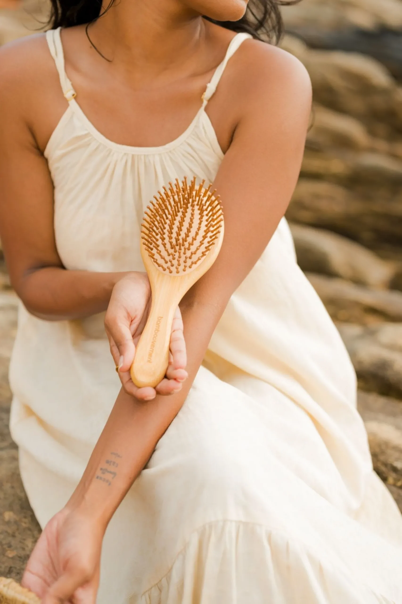 Bamboo Oval Hairbrush