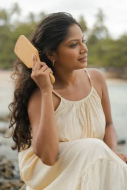Bamboo Paddle Brush