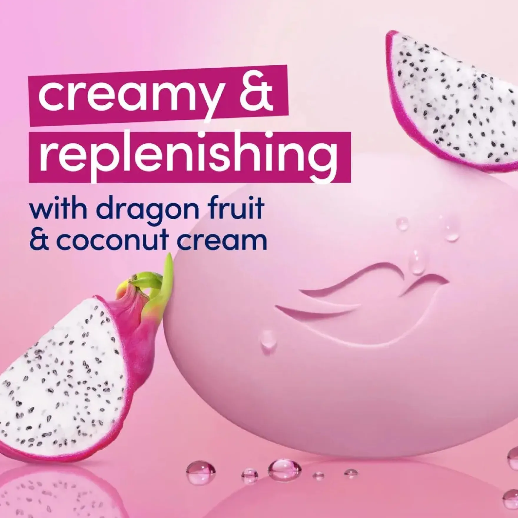 Beauty Bar Replenishing Dragon Fruit and Coconut Cream 2-Pack