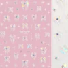 Bejeweled Nail Art Sticker Dreamy Ribbon Bows