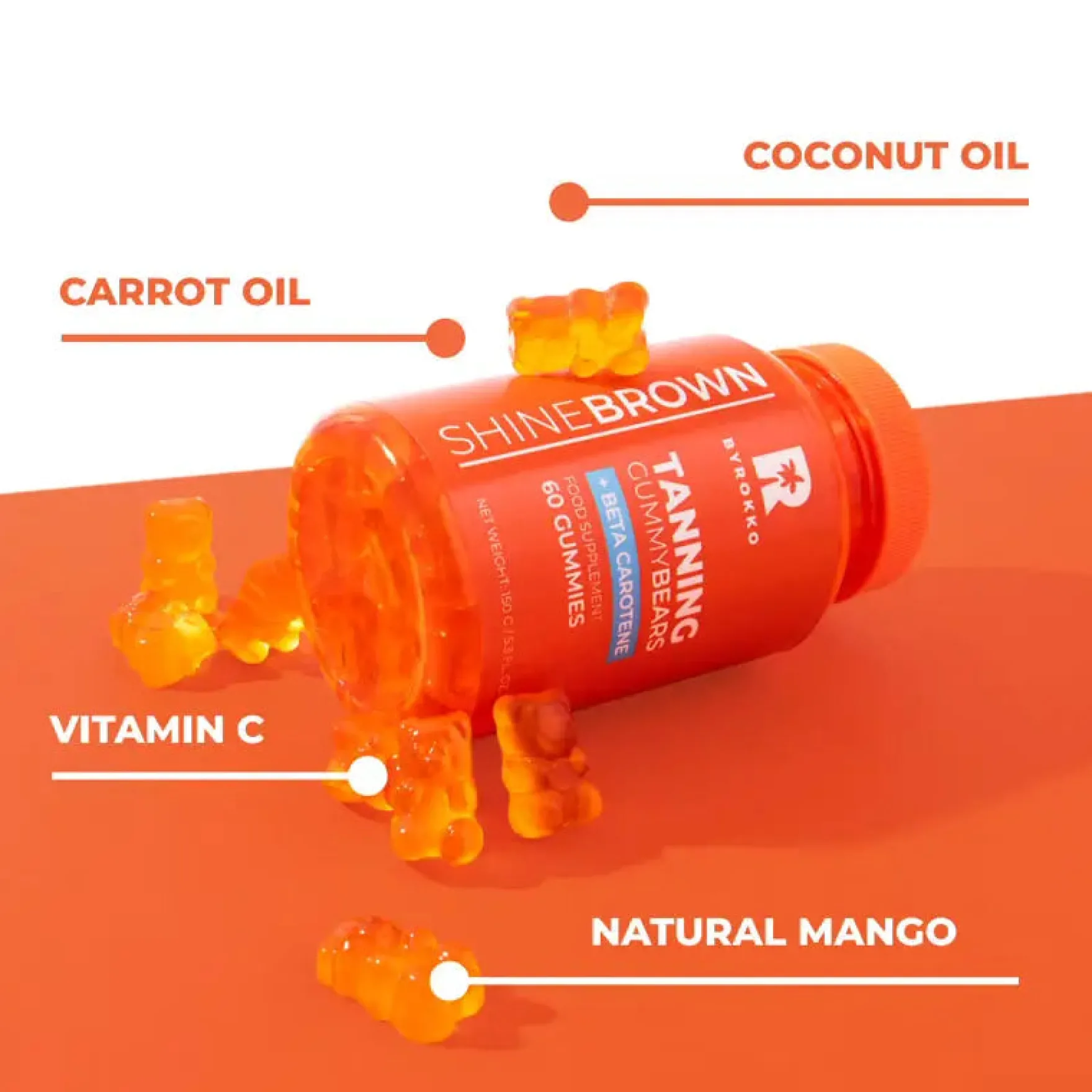 Beta Carotene Tanning Gummies