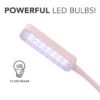Beyond Pro Rechargeable Flash Cure LED Lamp Pink