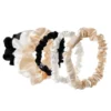 Big and Small Satin Scrunchies Set