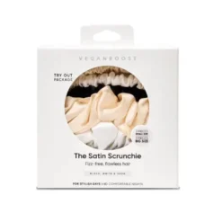 Big and Small Satin Scrunchies Set
