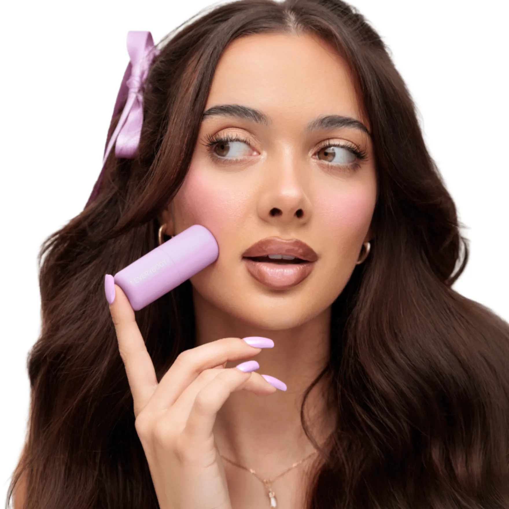 Blush Stick Silky Ribbon