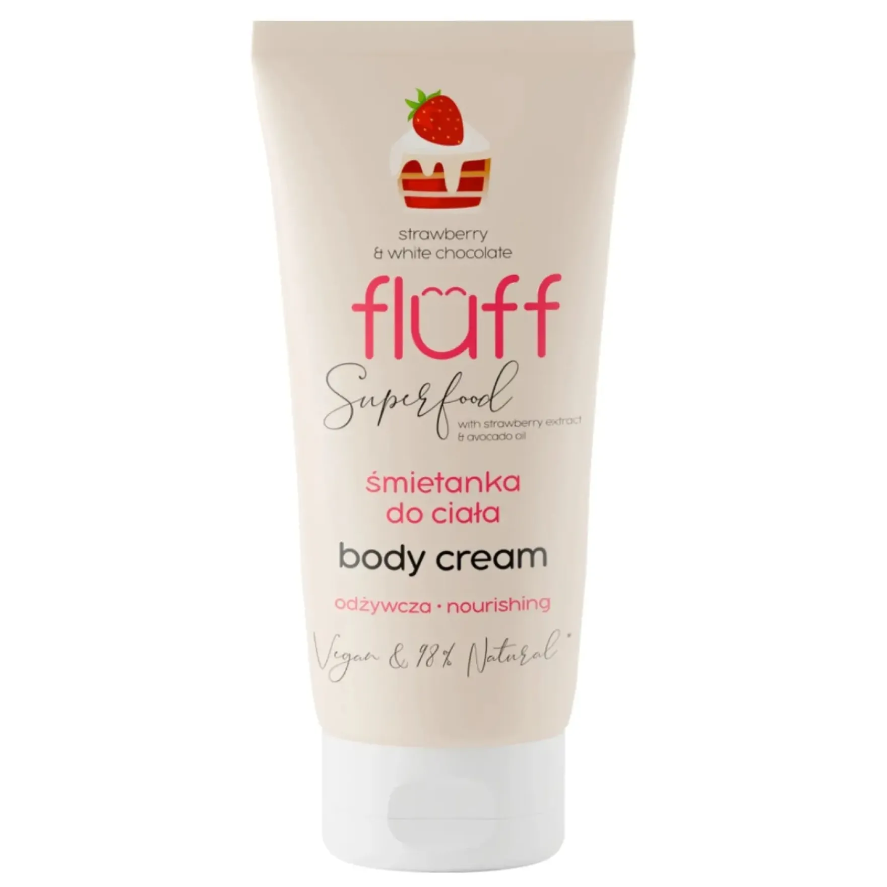 Body Cream Strawberry And White Chocolate