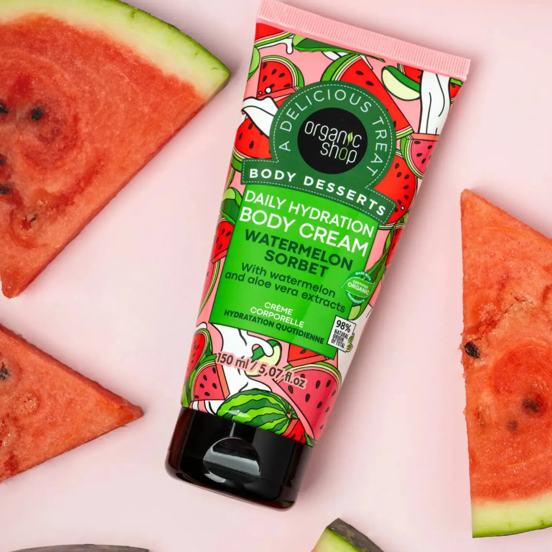 Body Desserts Daily Hydration Body Cream Watermelon Sorbet