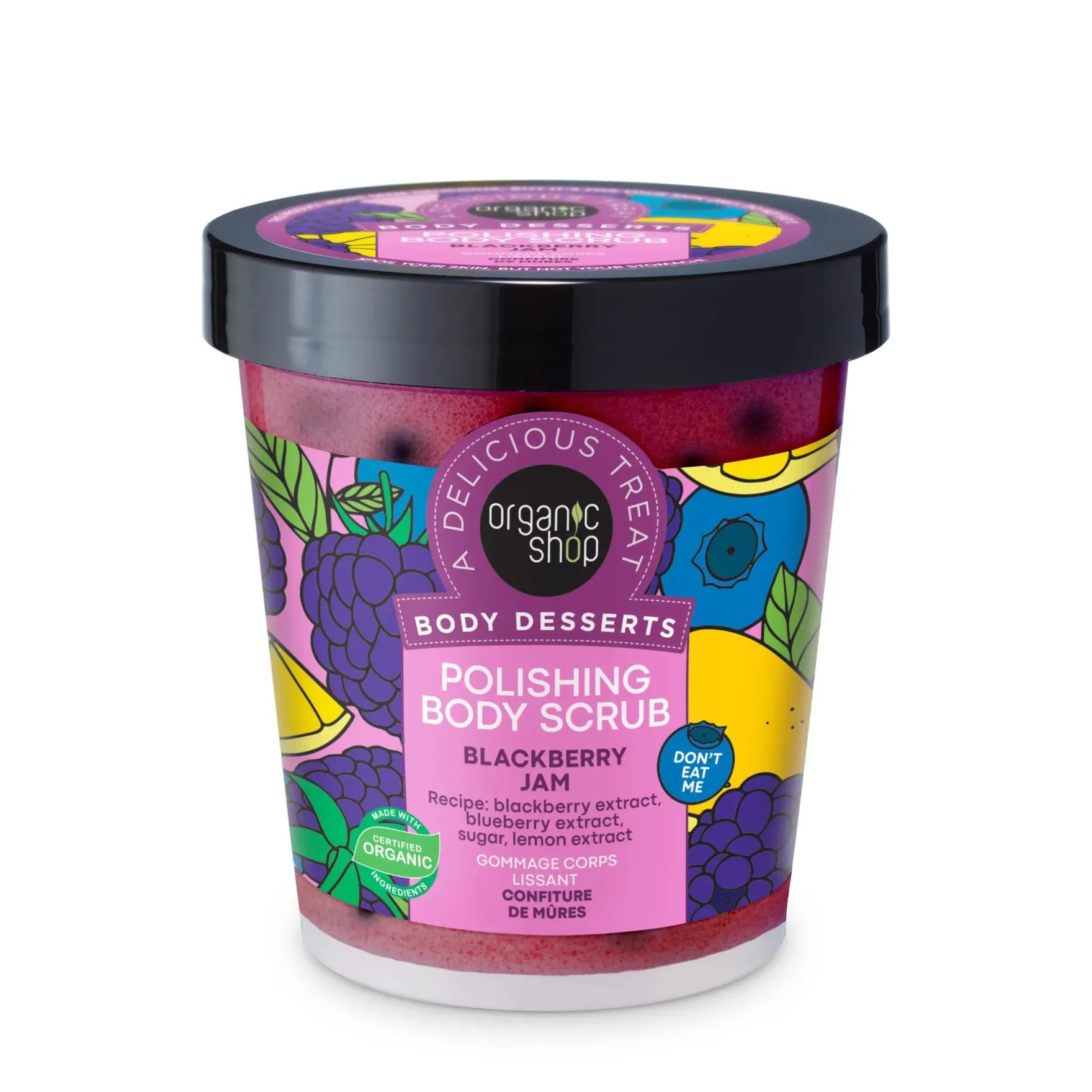 Body Desserts Polishing Body Scrub Blackberry Jam
