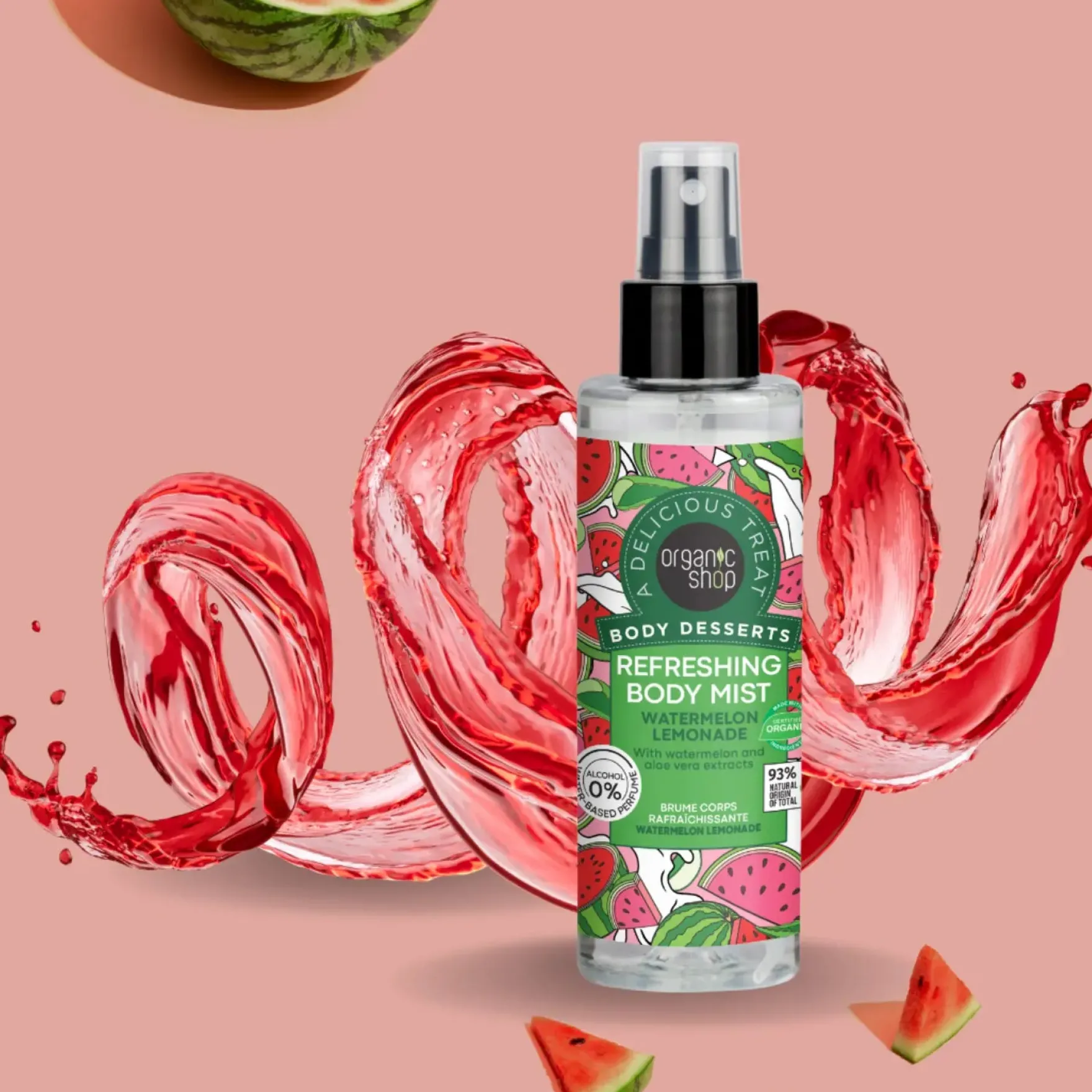 Body Desserts Refreshing Body Mist Watermelon Lemonade