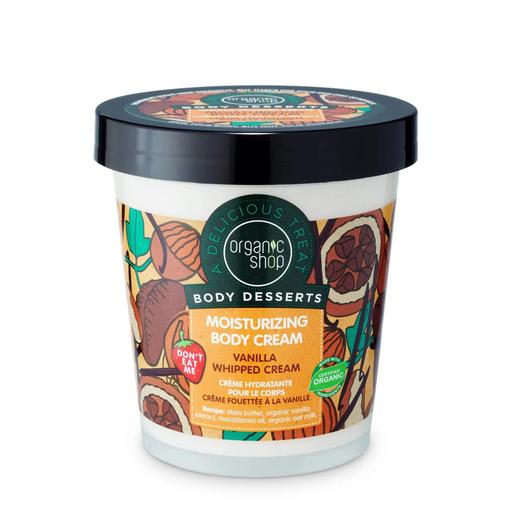 Body Desserts Vanilla Whipped Cream Moisturizing Body Cream