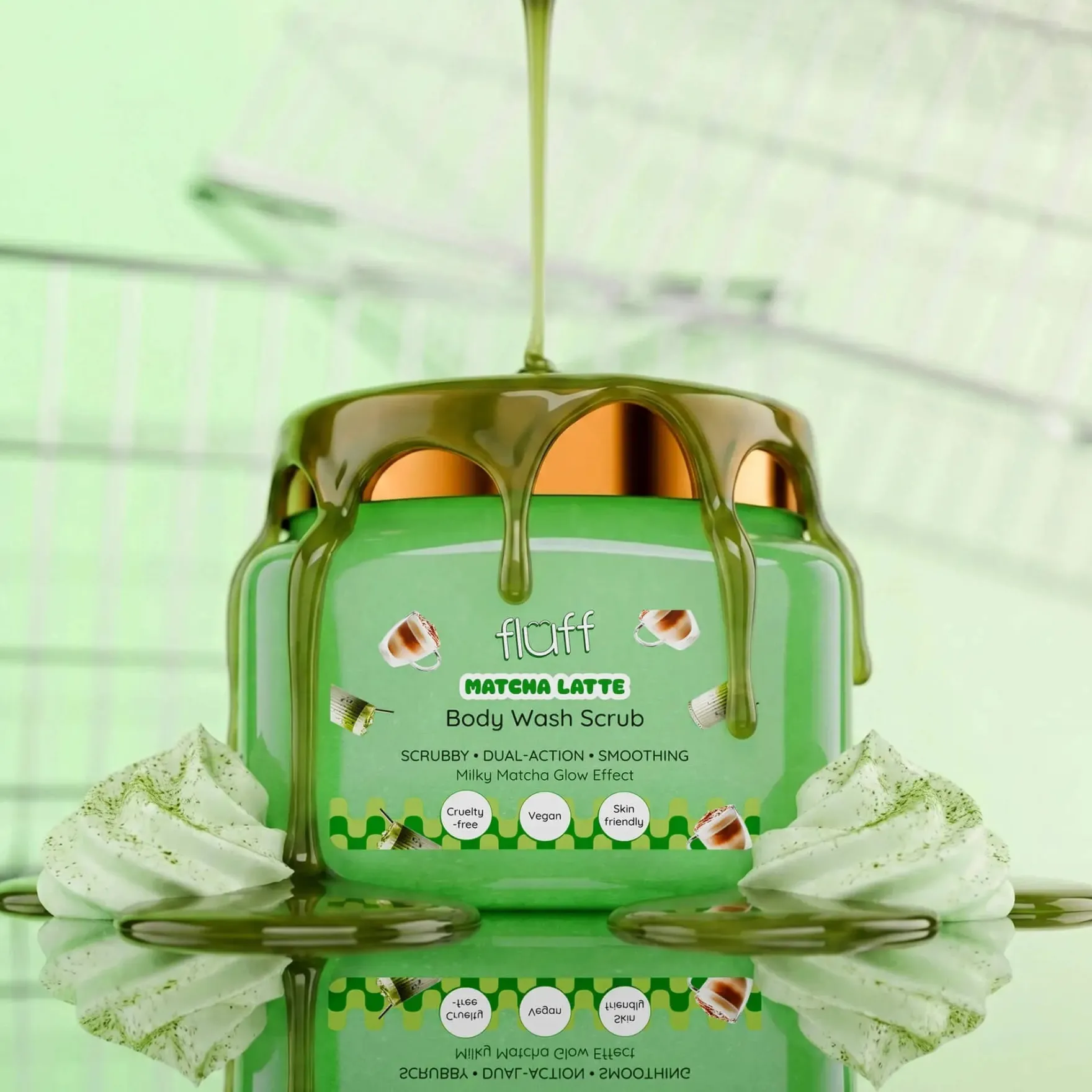 Body Scrub Matcha Latte