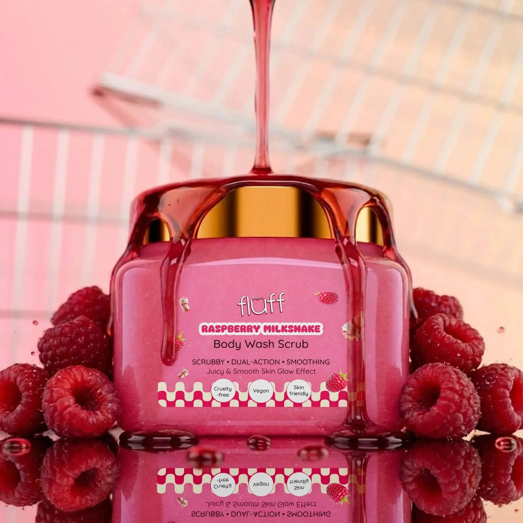 Body Scrub Raspberry Milkshake
